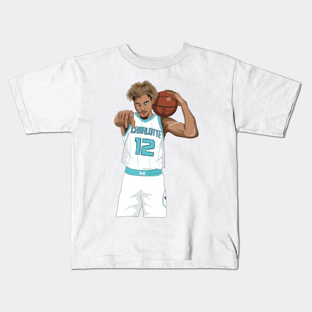 Kelly Oubre Jr Kids T-Shirt by xavierjfong